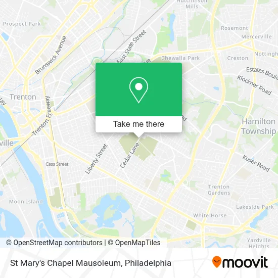 St Mary's Chapel Mausoleum map