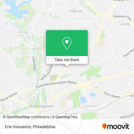 Erie Insurance map