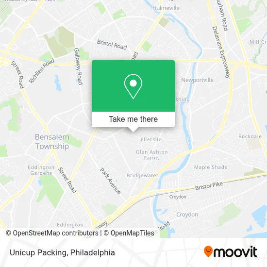 Unicup Packing map