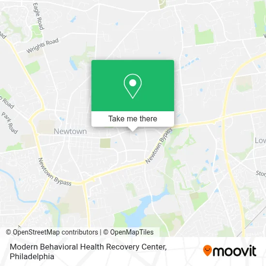 Modern Behavioral Health Recovery Center map