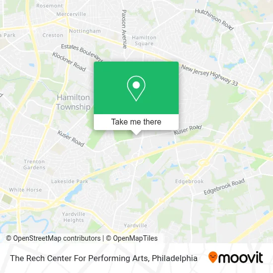 The Rech Center For Performing Arts map
