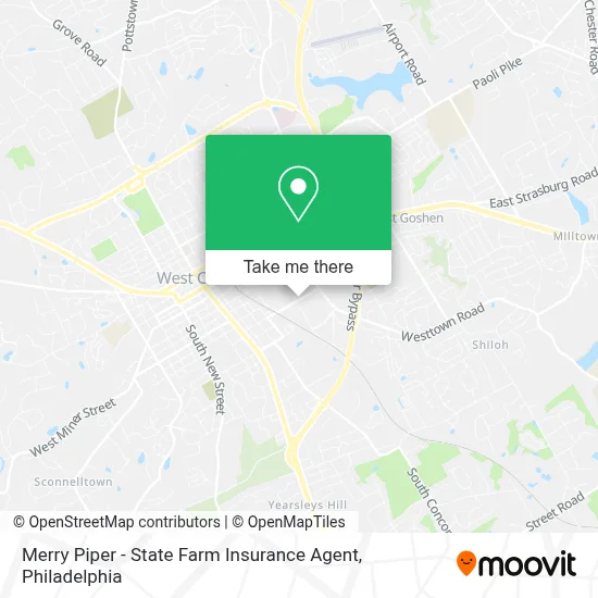 Merry Piper - State Farm Insurance Agent map