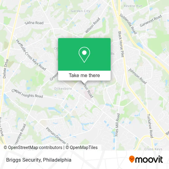 Briggs Security map