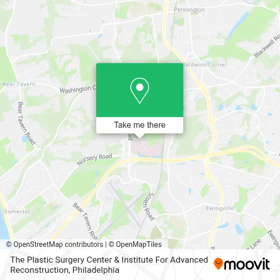 The Plastic Surgery Center & Institute For Advanced Reconstruction map