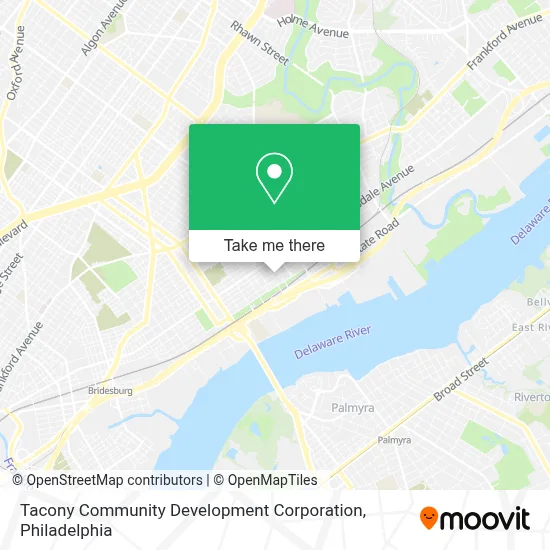 Tacony Community Development Corporation map