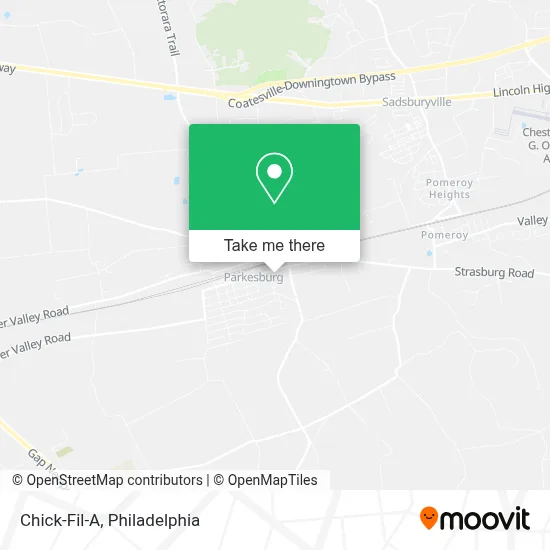 Chick-Fil-A map