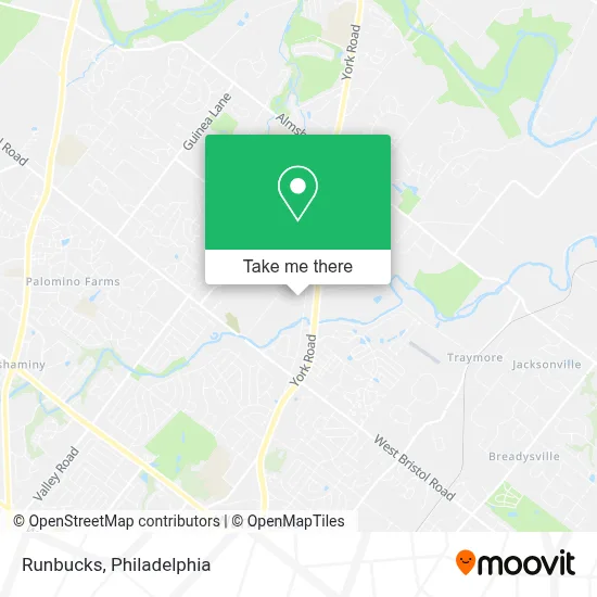 Runbucks map