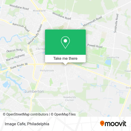 Image Cafe map