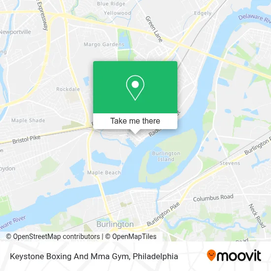 Keystone Boxing And Mma Gym map