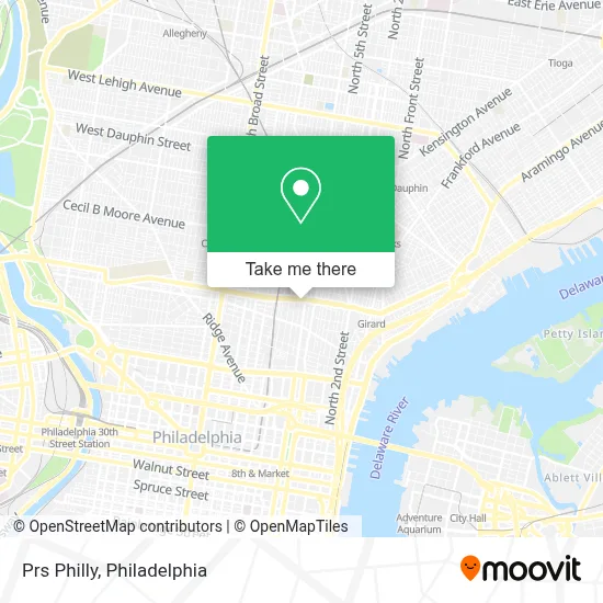 Prs Philly map