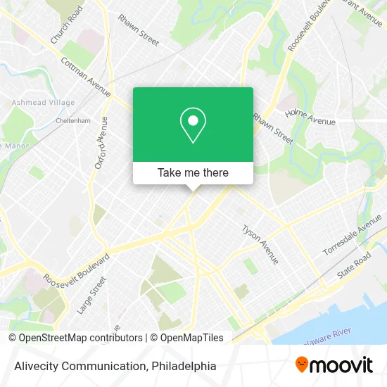 Alivecity Communication map