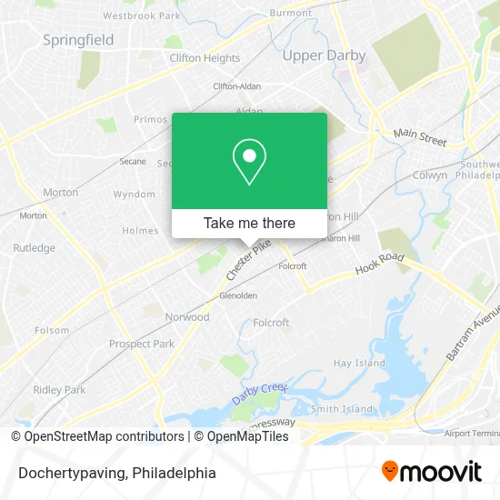 Dochertypaving map