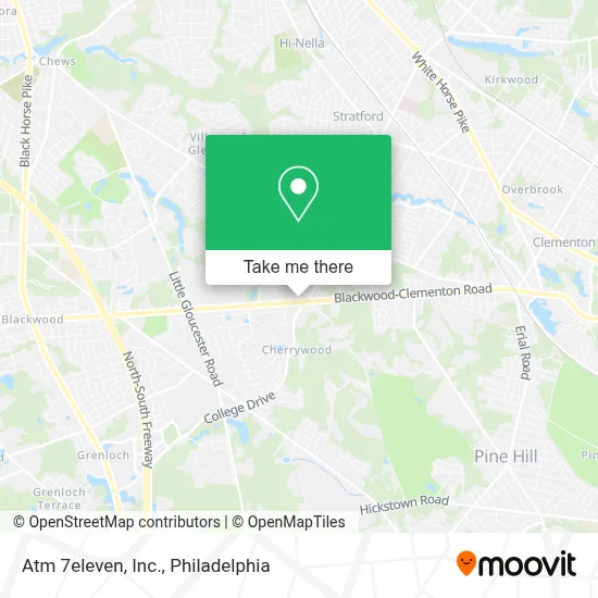 Atm 7eleven, Inc. map