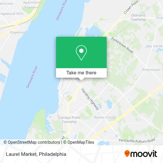 Laurel Market map