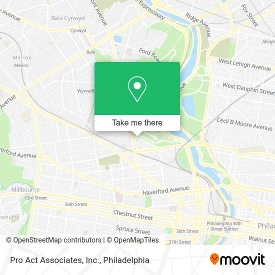 Pro Act Associates, Inc. map