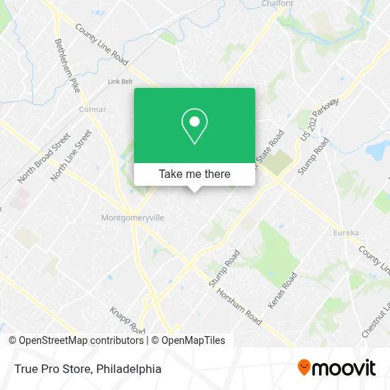 True Pro Store map