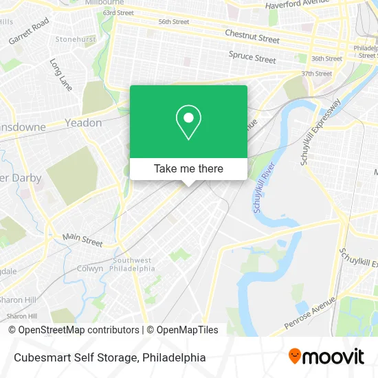 Cubesmart Self Storage map