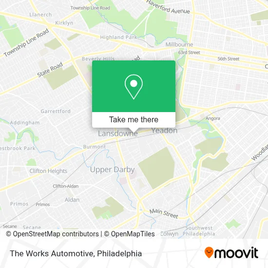 The Works Automotive map