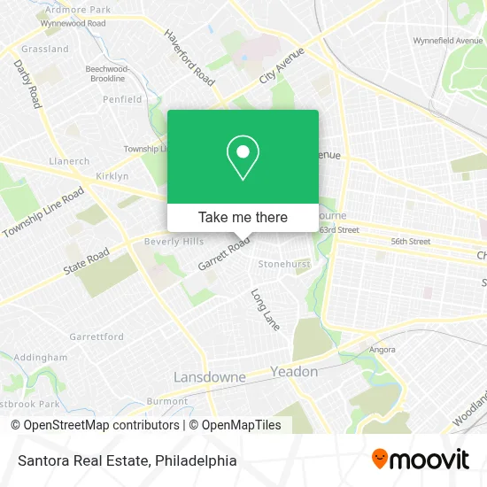 Santora Real Estate map