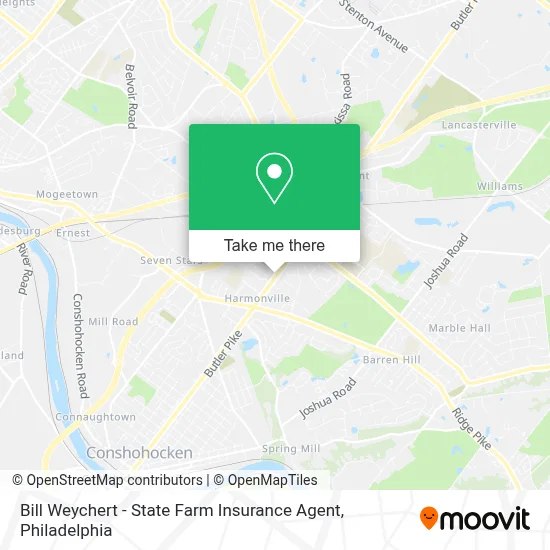 Bill Weychert - State Farm Insurance Agent map