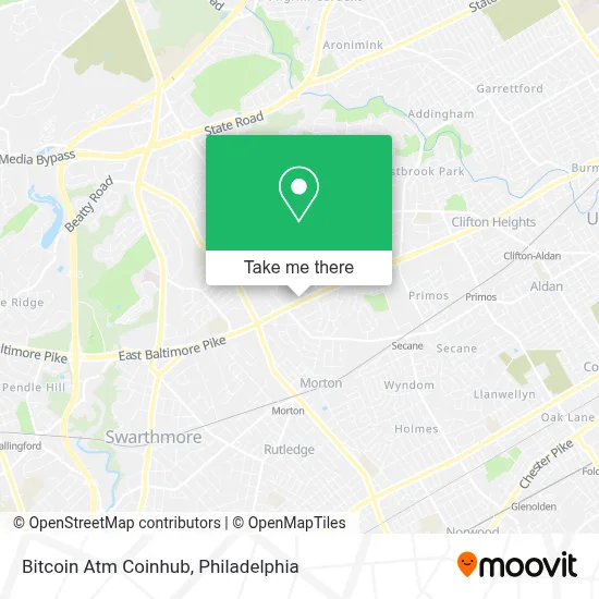 Bitcoin Atm Coinhub map
