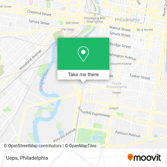 Usps map