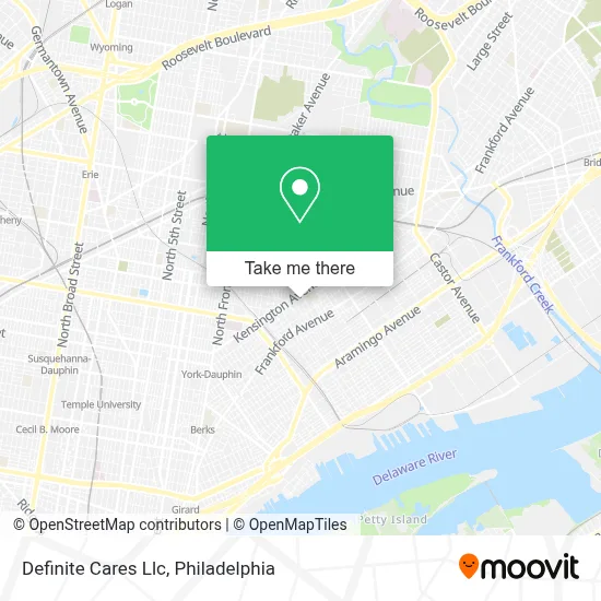 Definite Cares Llc map