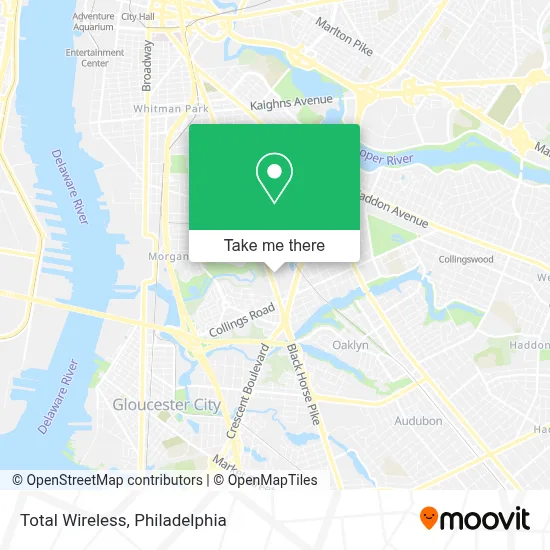 Total Wireless map
