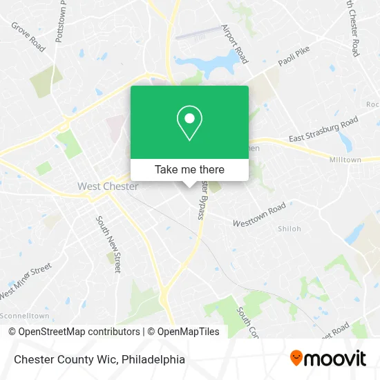 Chester County Wic map