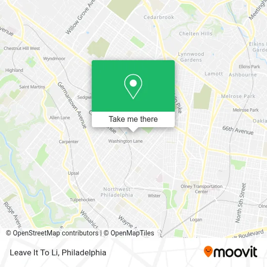 Leave It To Li map