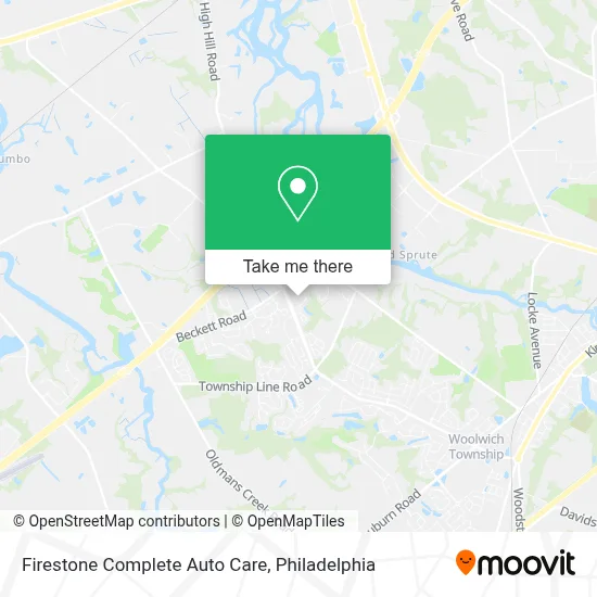 Firestone Complete Auto Care map