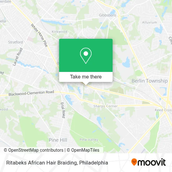 Ritabeks African Hair Braiding map