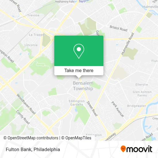 Fulton Bank map