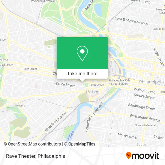 Rave Theater map