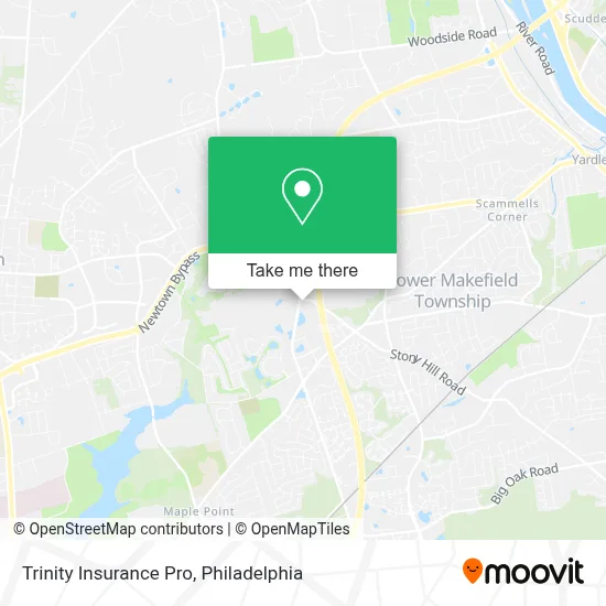 Trinity Insurance Pro map
