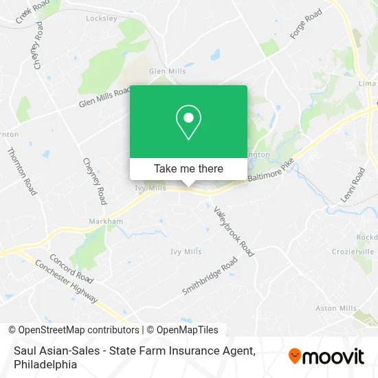 Saul Asian-Sales - State Farm Insurance Agent map