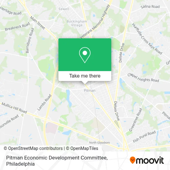 Pitman Economic Development Committee map