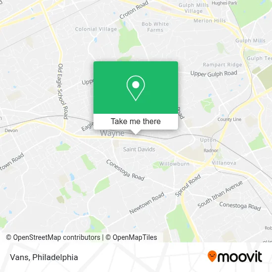 Vans map