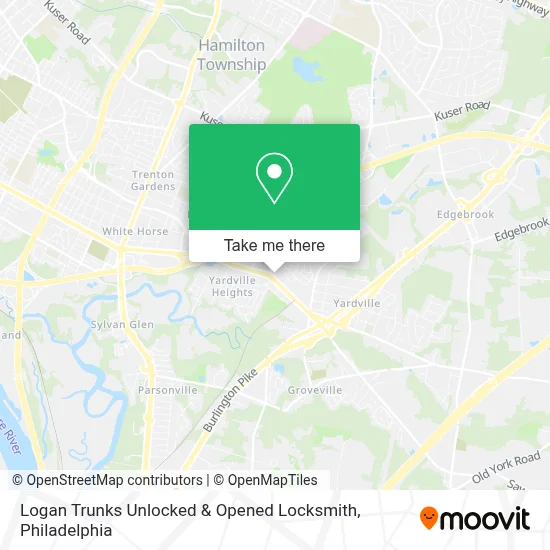 Logan Trunks Unlocked & Opened Locksmith map