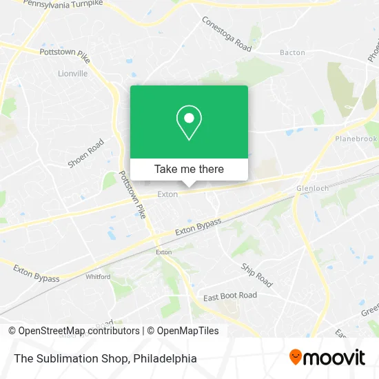 The Sublimation Shop map