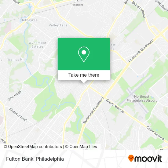 Fulton Bank map