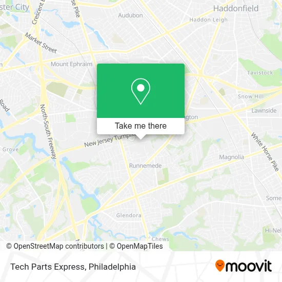 Tech Parts Express map