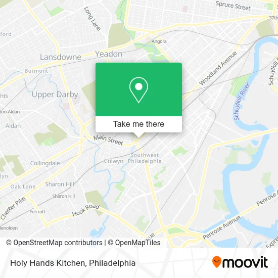 Holy Hands Kitchen map