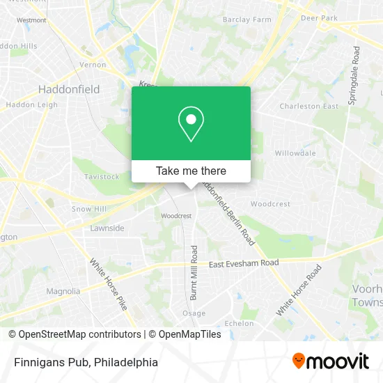 Finnigans Pub map