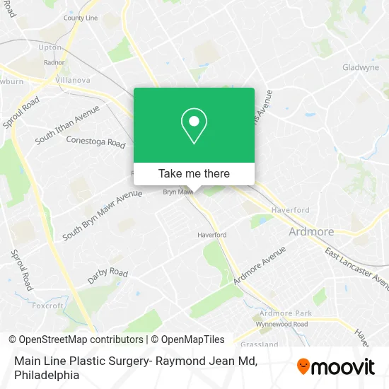 Main Line Plastic Surgery- Raymond Jean Md map