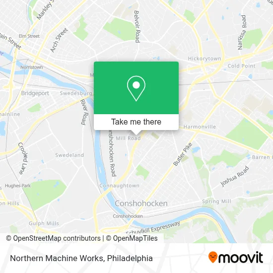 Northern Machine Works map