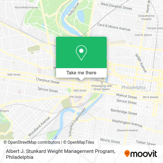 Albert J. Stunkard Weight Management Program map