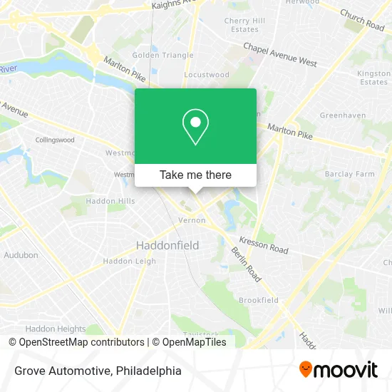 Grove Automotive map
