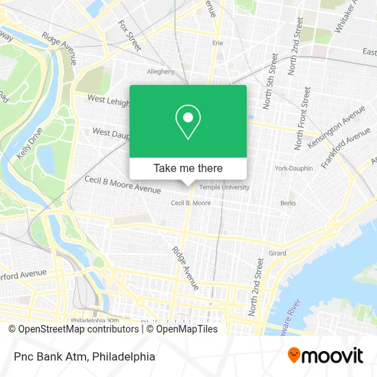 Pnc Bank Atm map