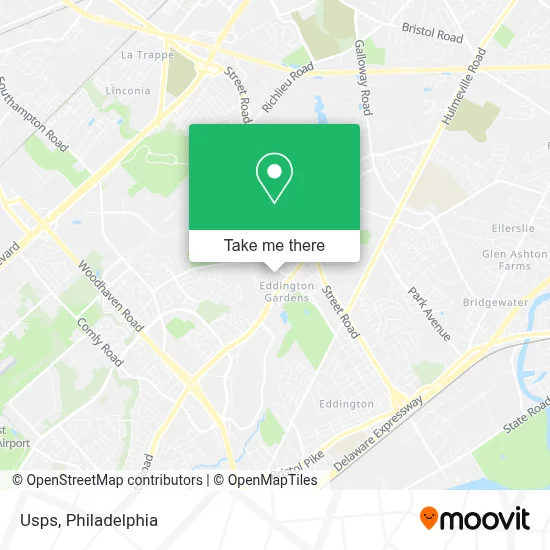 Usps map